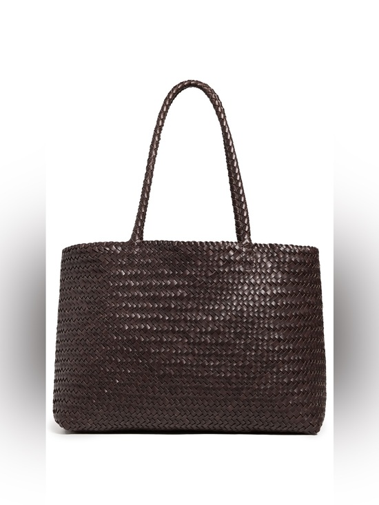 Madewell Handbags - MADEWELL Transport Early Weekender Woven Leather Tote Bag Purse
